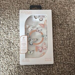 Karma Butterfly iPhone 15 Plus Case